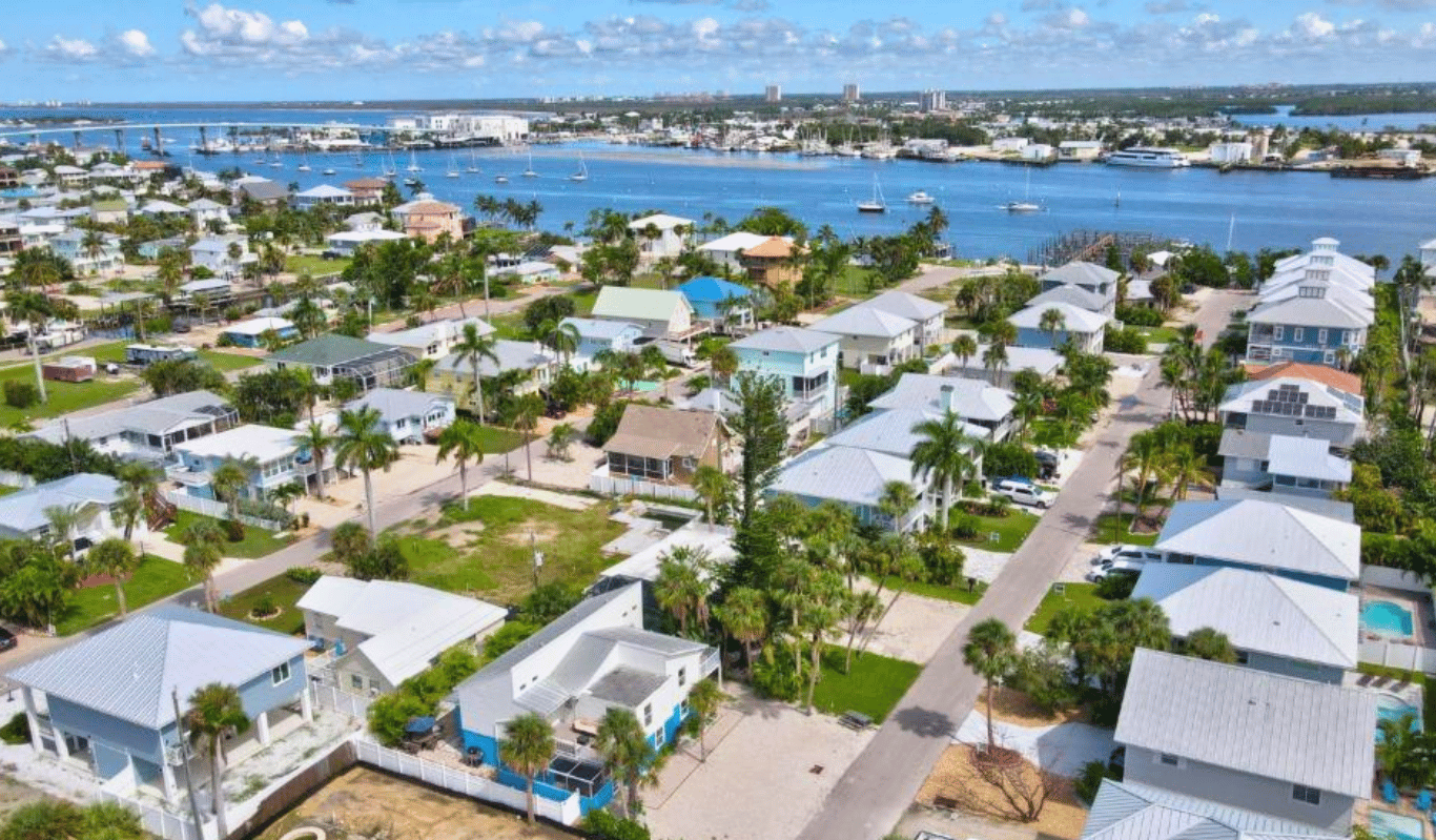 New hurricane-rated roof replacement on a home in the Fort Myers, FL area.