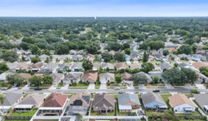 full shingle roof replacement project completed on a suburban home in Brandon, FL