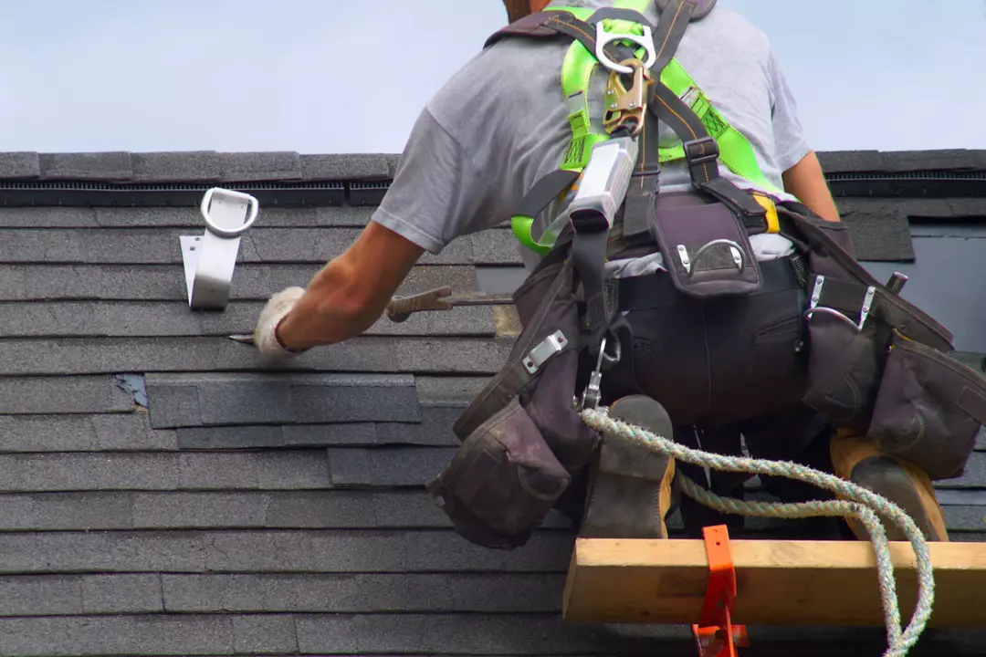 Roof repair service by Charlie's Roofing