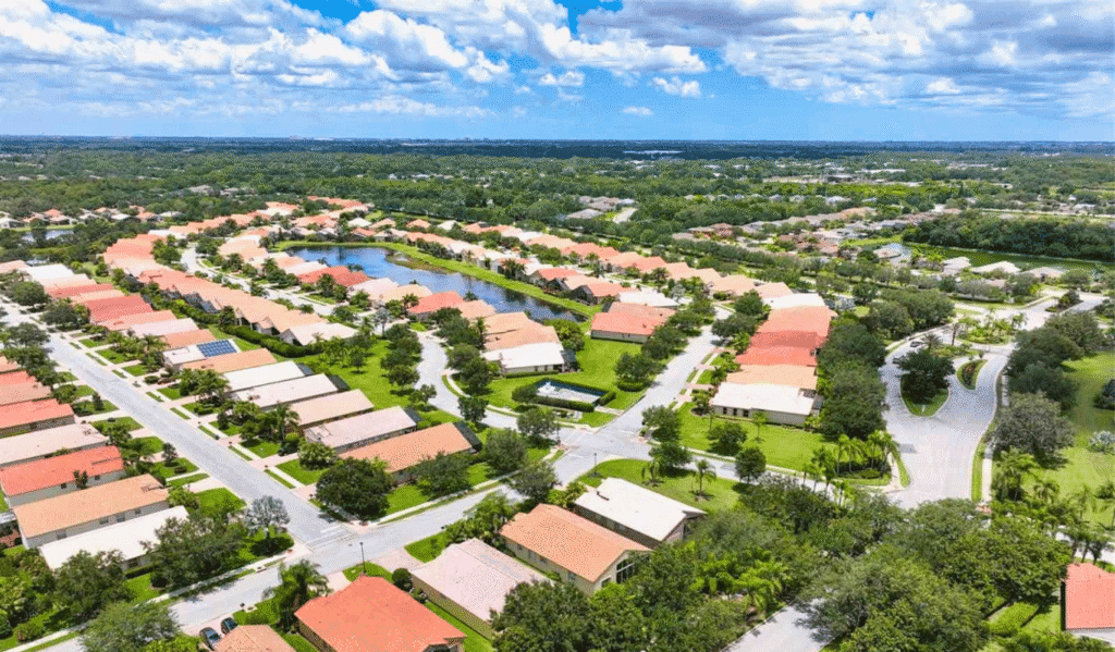 roof replacement project completed on a luxury home near the Gulf Coast in Sarasota